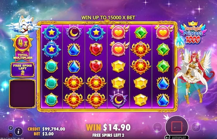 Starlight Princess 1000 Screenshot 2